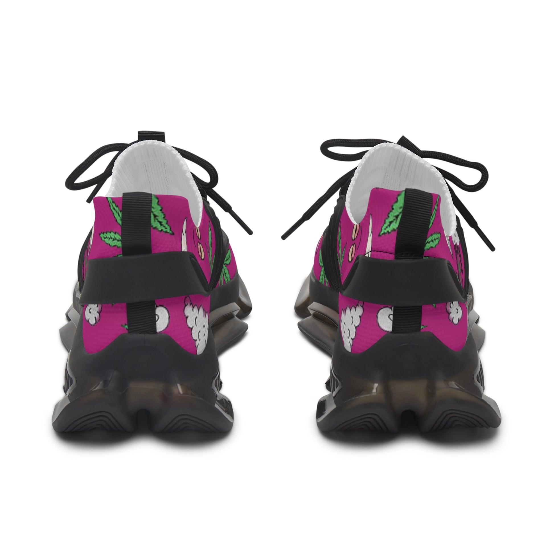 Women Medicated Design Mesh Sneakers