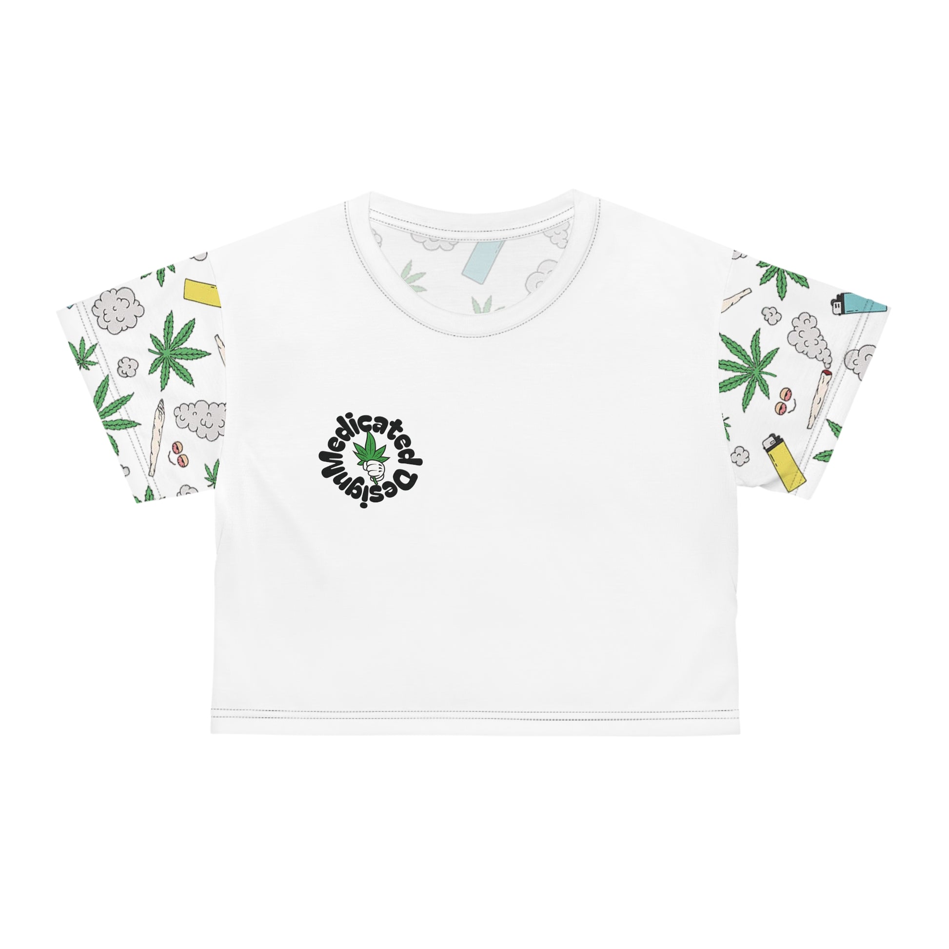 Medicated Design Crop T