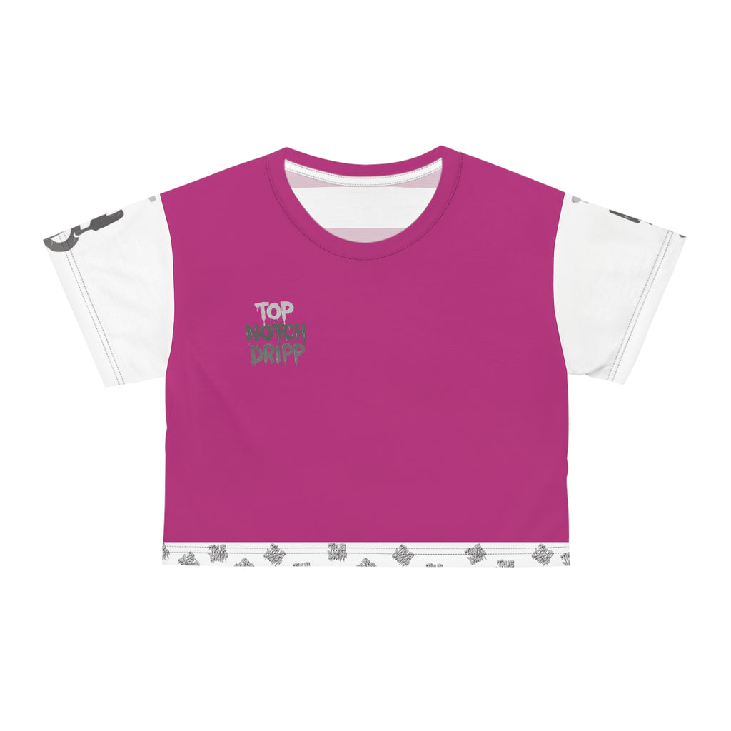 Women Top Notch Dripp Crop T