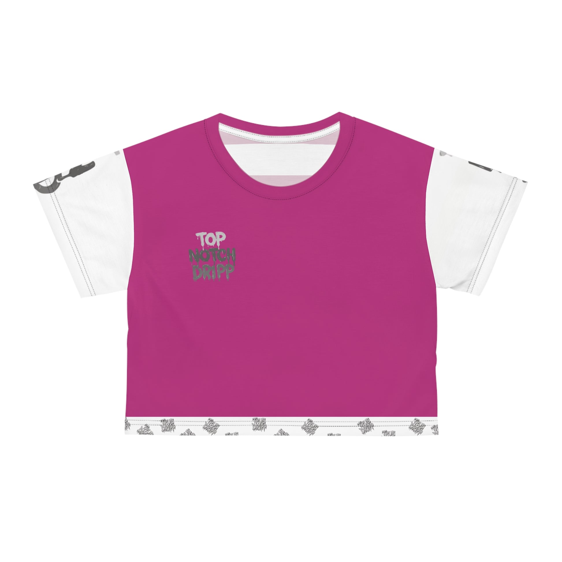 Women Top Notch Dripp Crop T