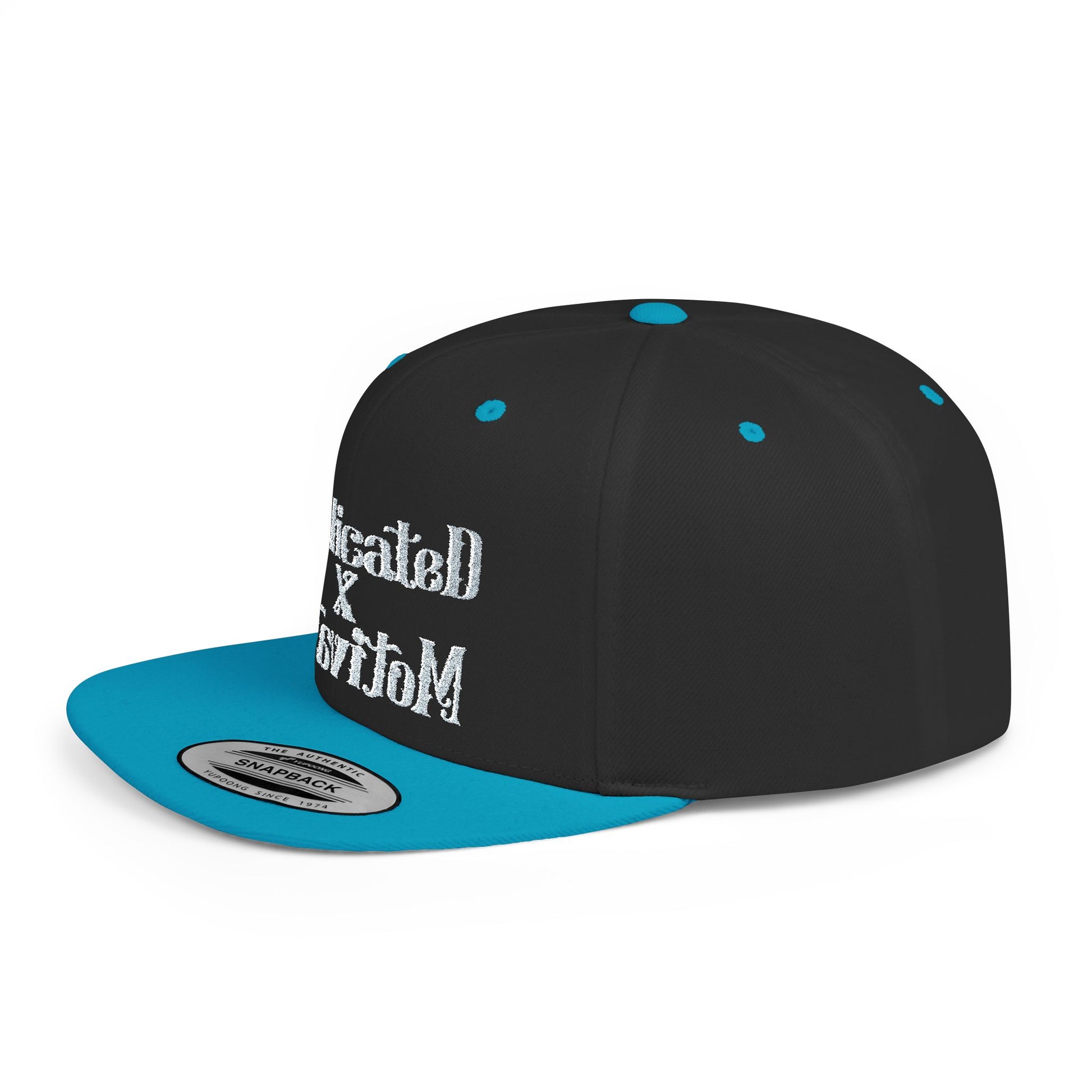 Medicated x Motivated Flat Bill Snapback Hat