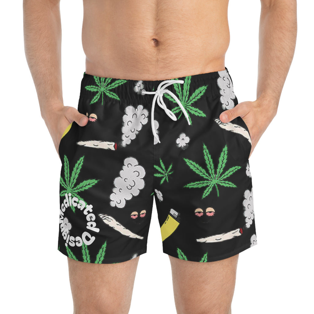 Medicated Design Swim Trunks