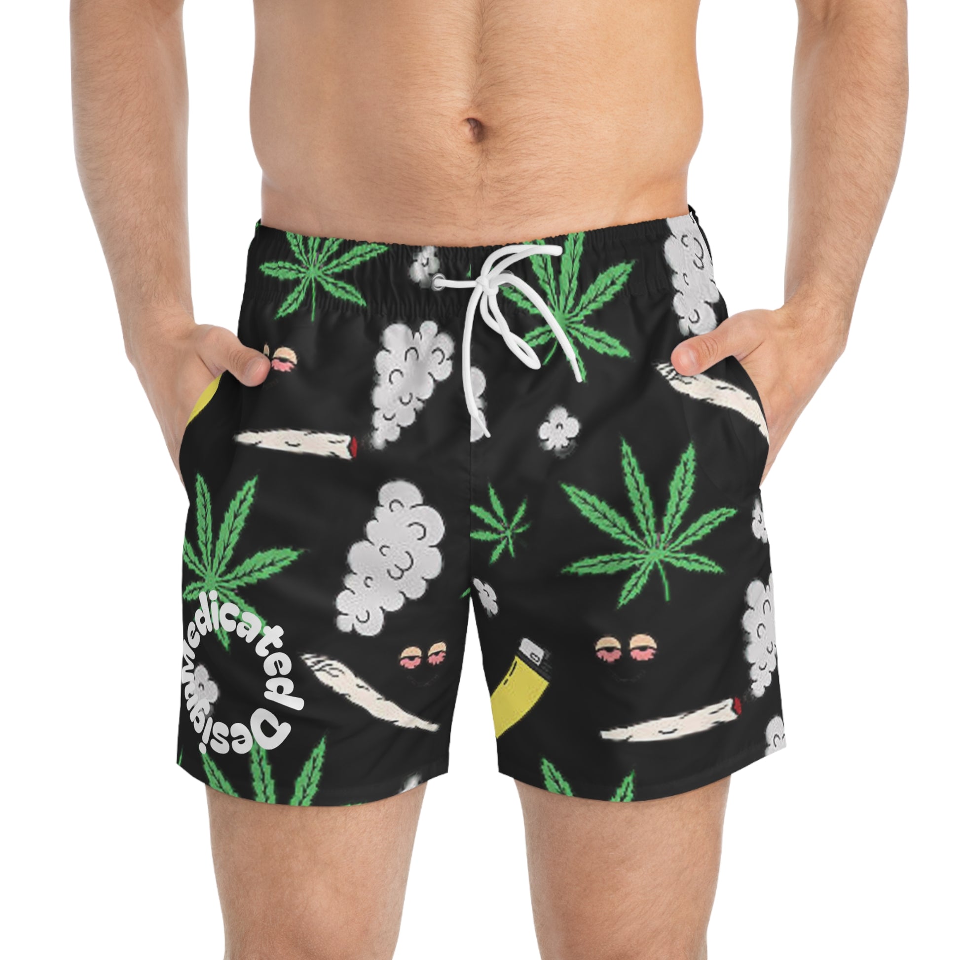Medicated Design Swim Trunks
