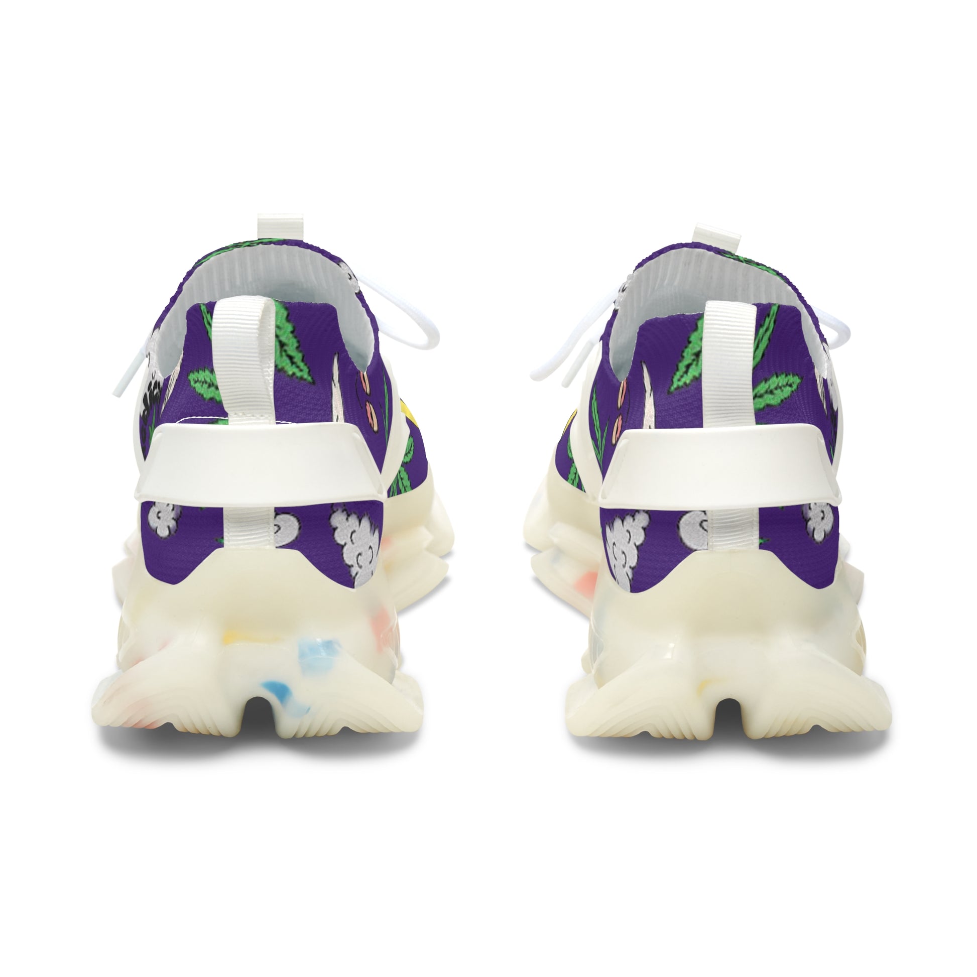 Women Medicated Design Mesh Sneakers