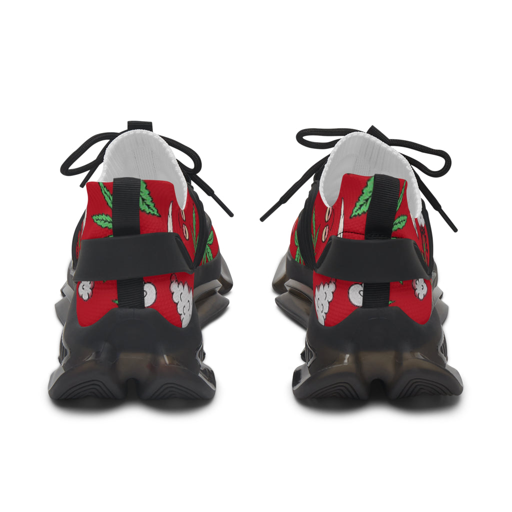 Women Medicated Design Mesh Sneakers