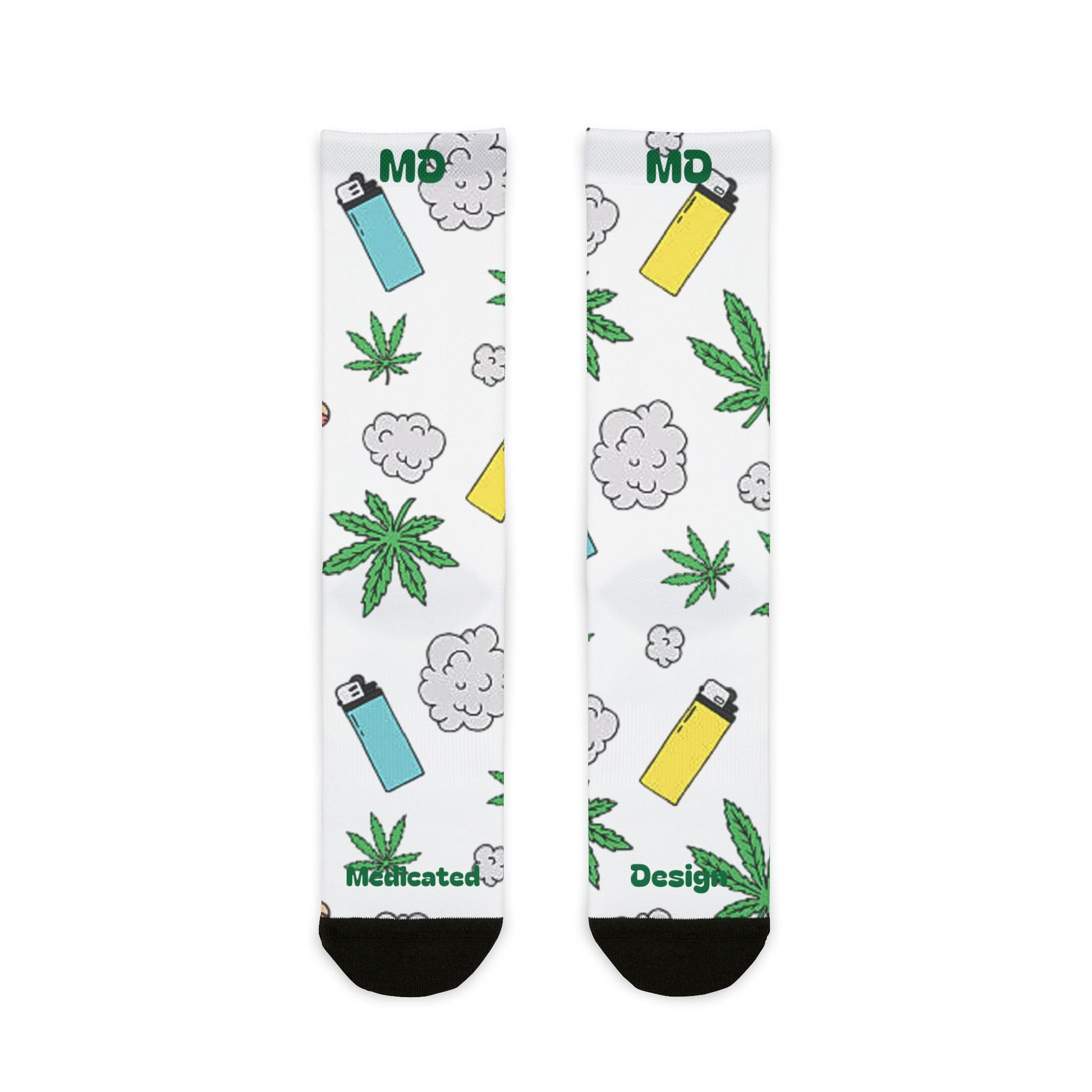 Medicated Design Crew Socks