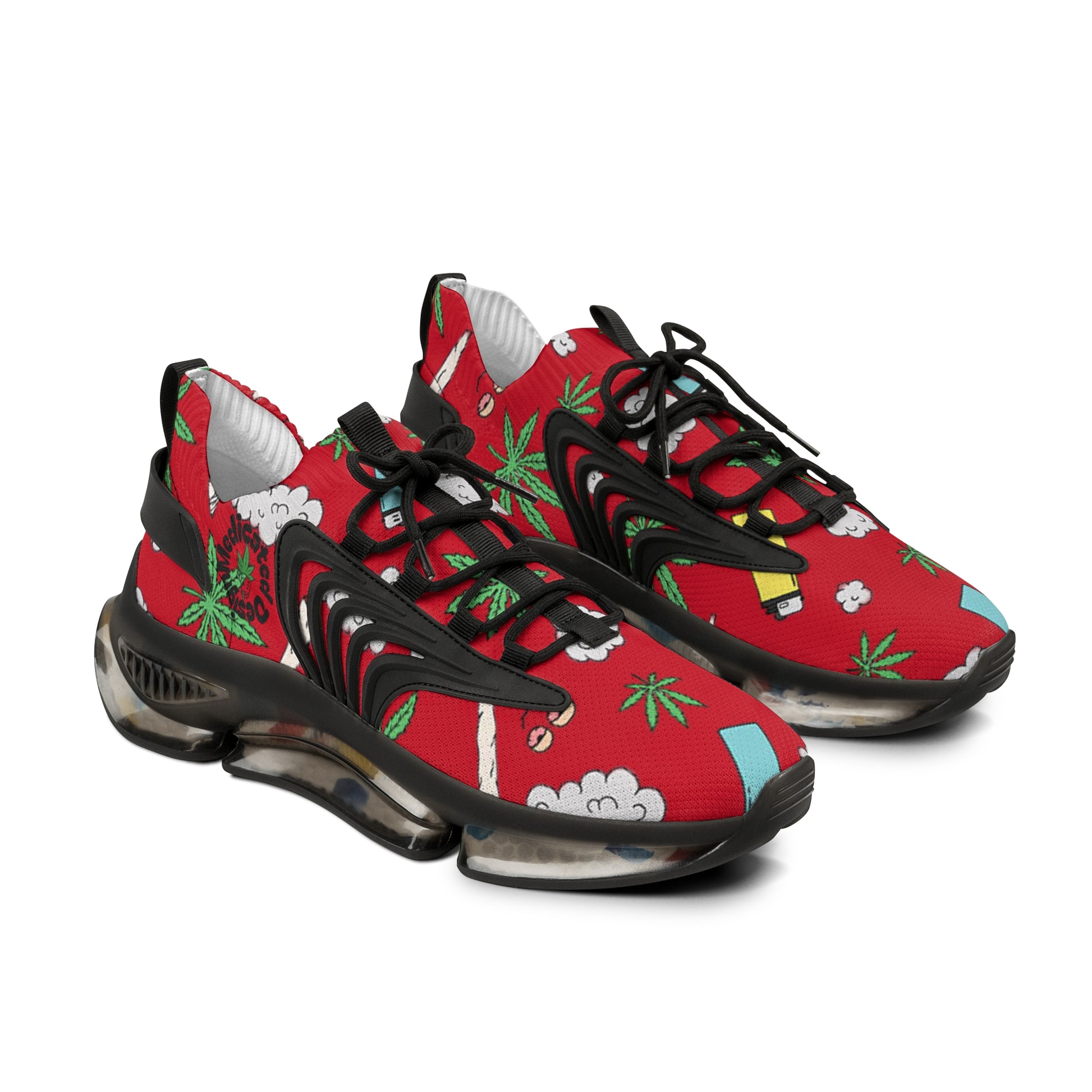 Medicated Design Mesh Sneakers