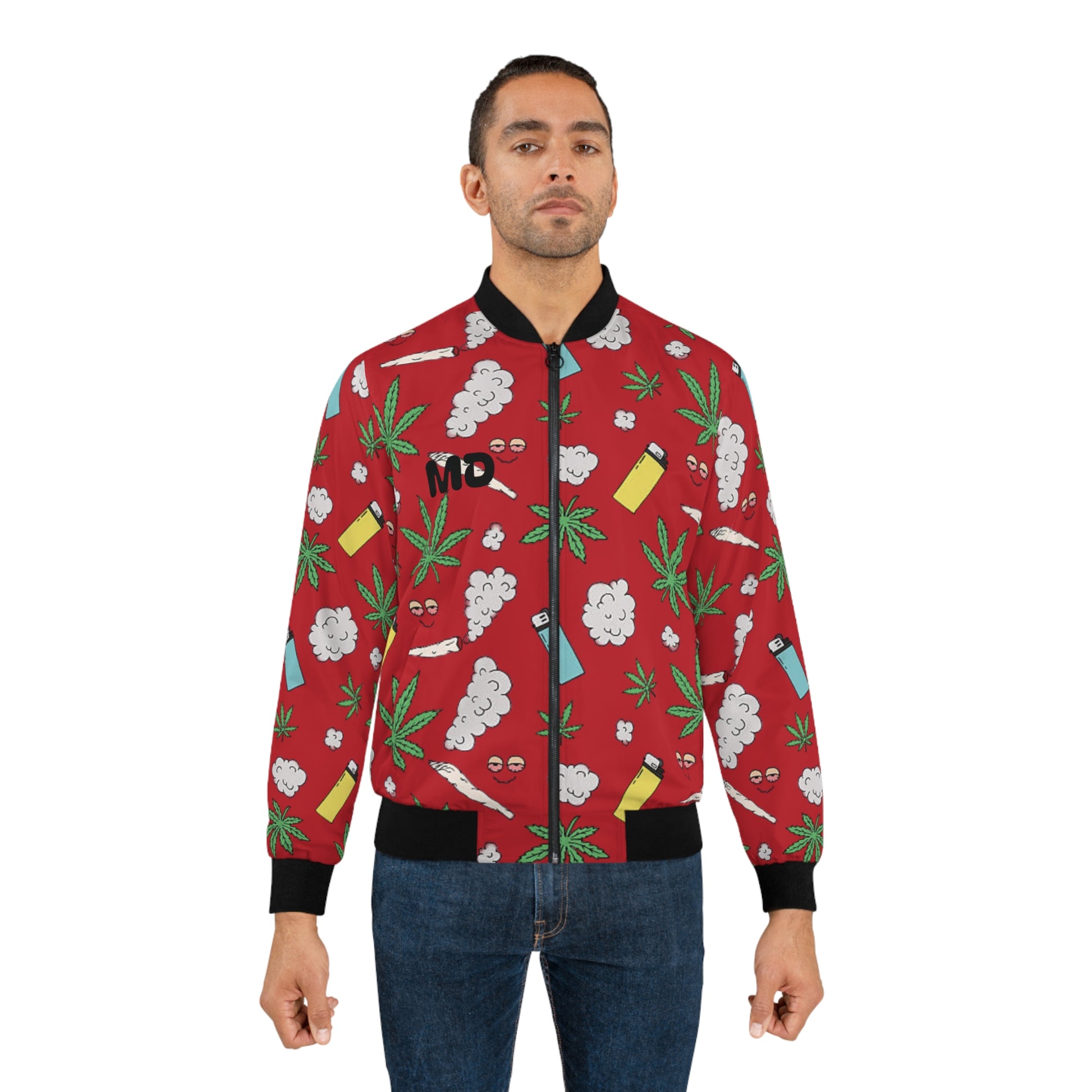Medicated Design Bomber Jacket