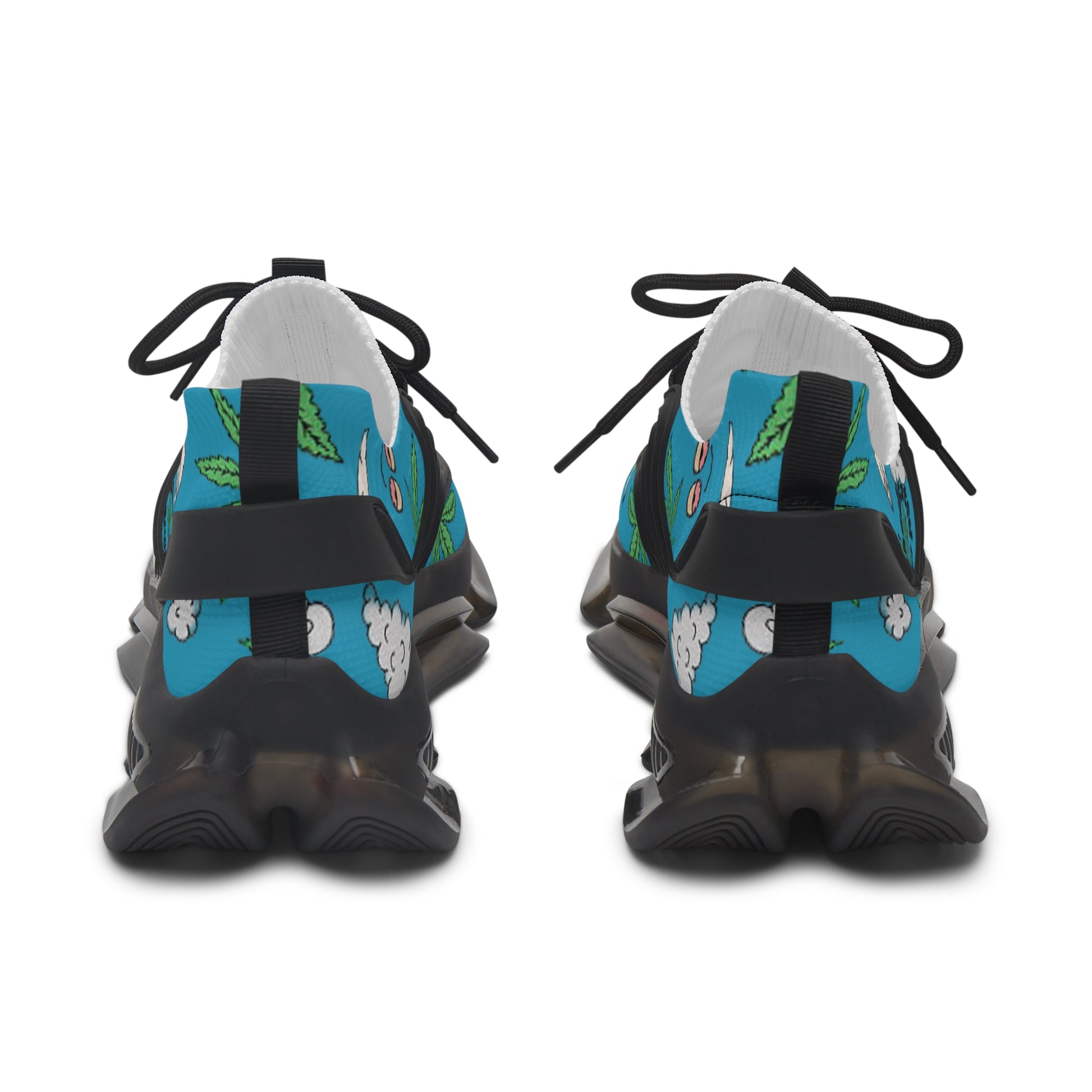 Women Medicated Design Mesh Sneakers