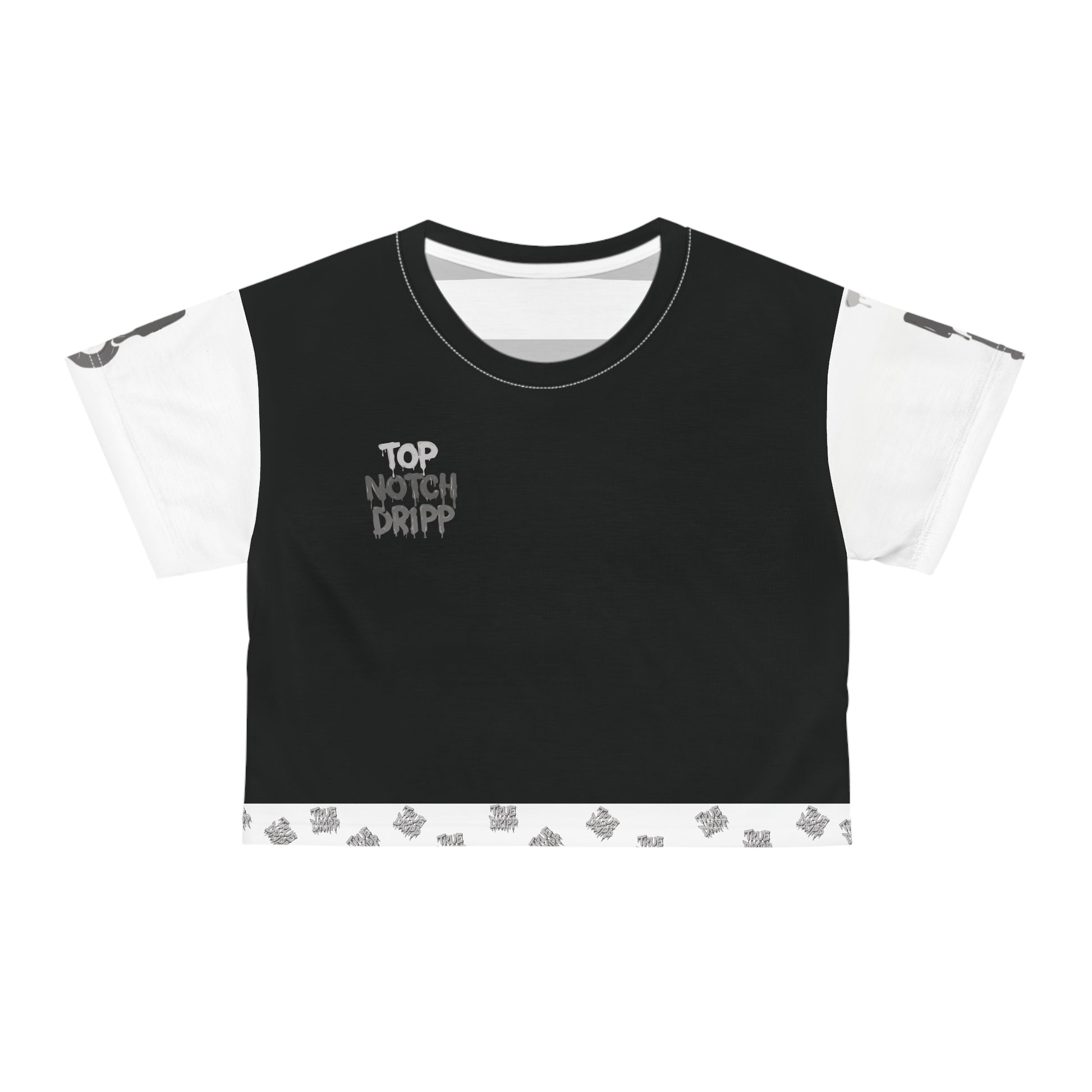 Women Top Notch Dripp Crop T