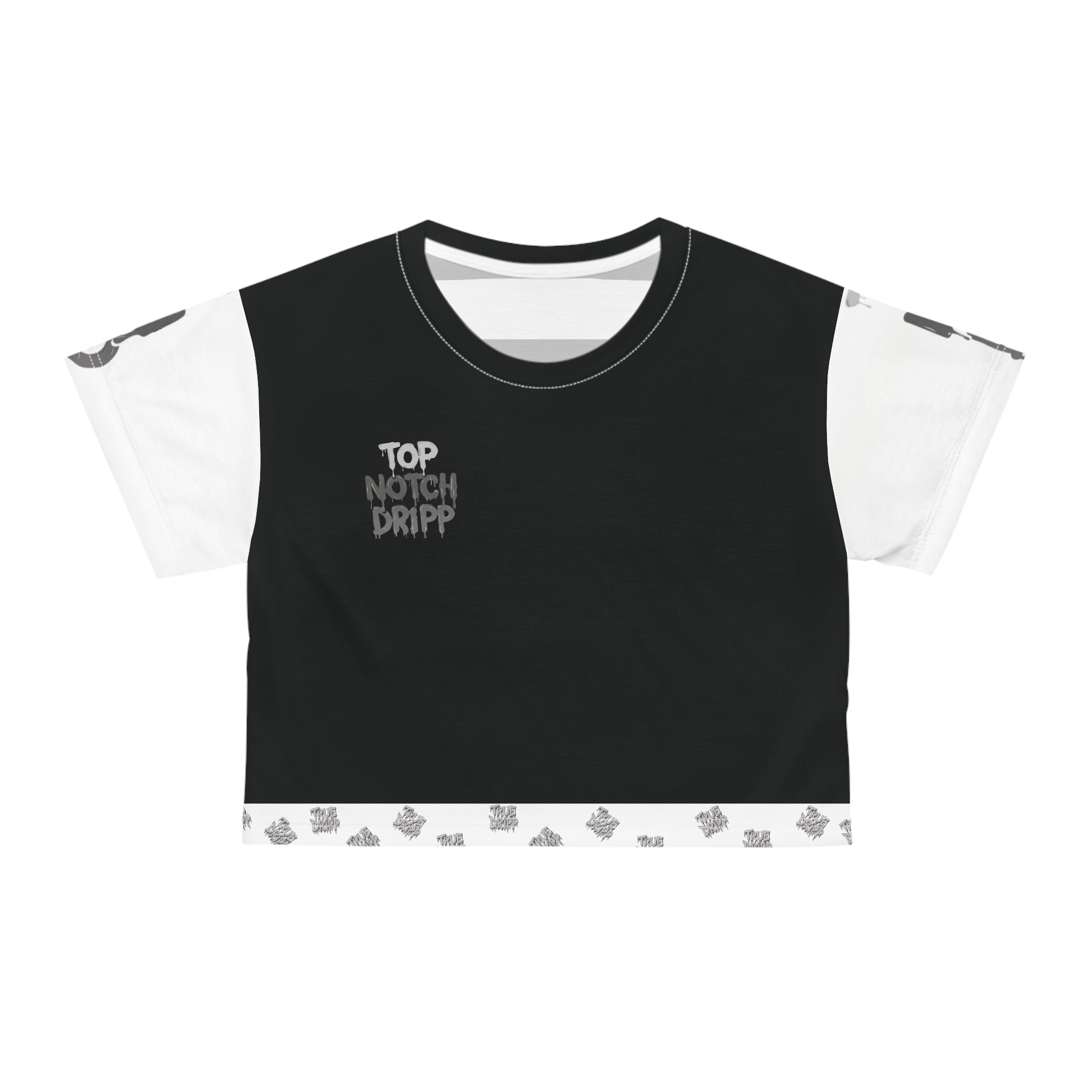 Women Top Notch Dripp Crop T