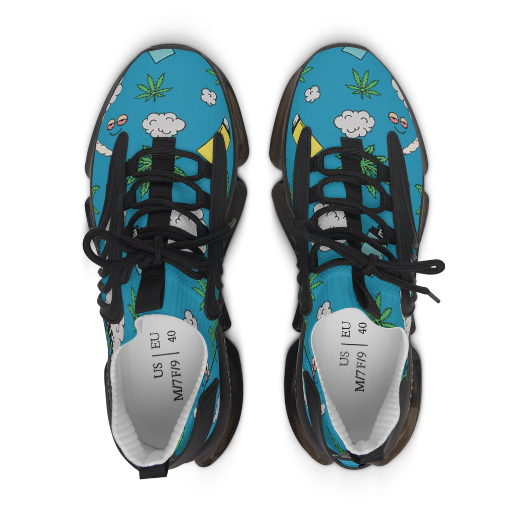 Women Medicated Design Mesh Sneakers