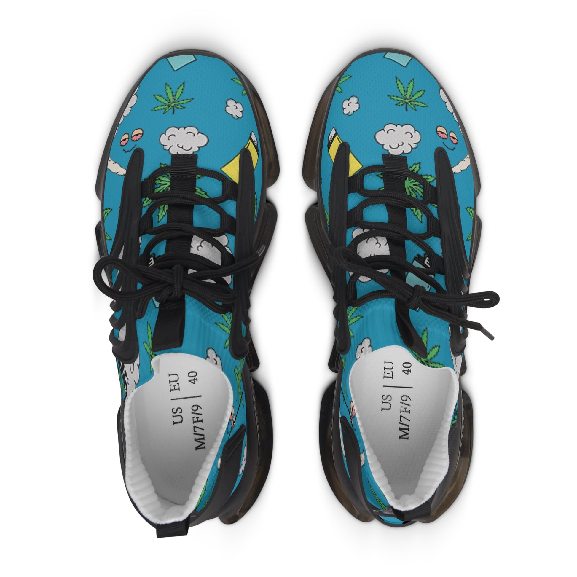 Women Medicated Design Mesh Sneakers