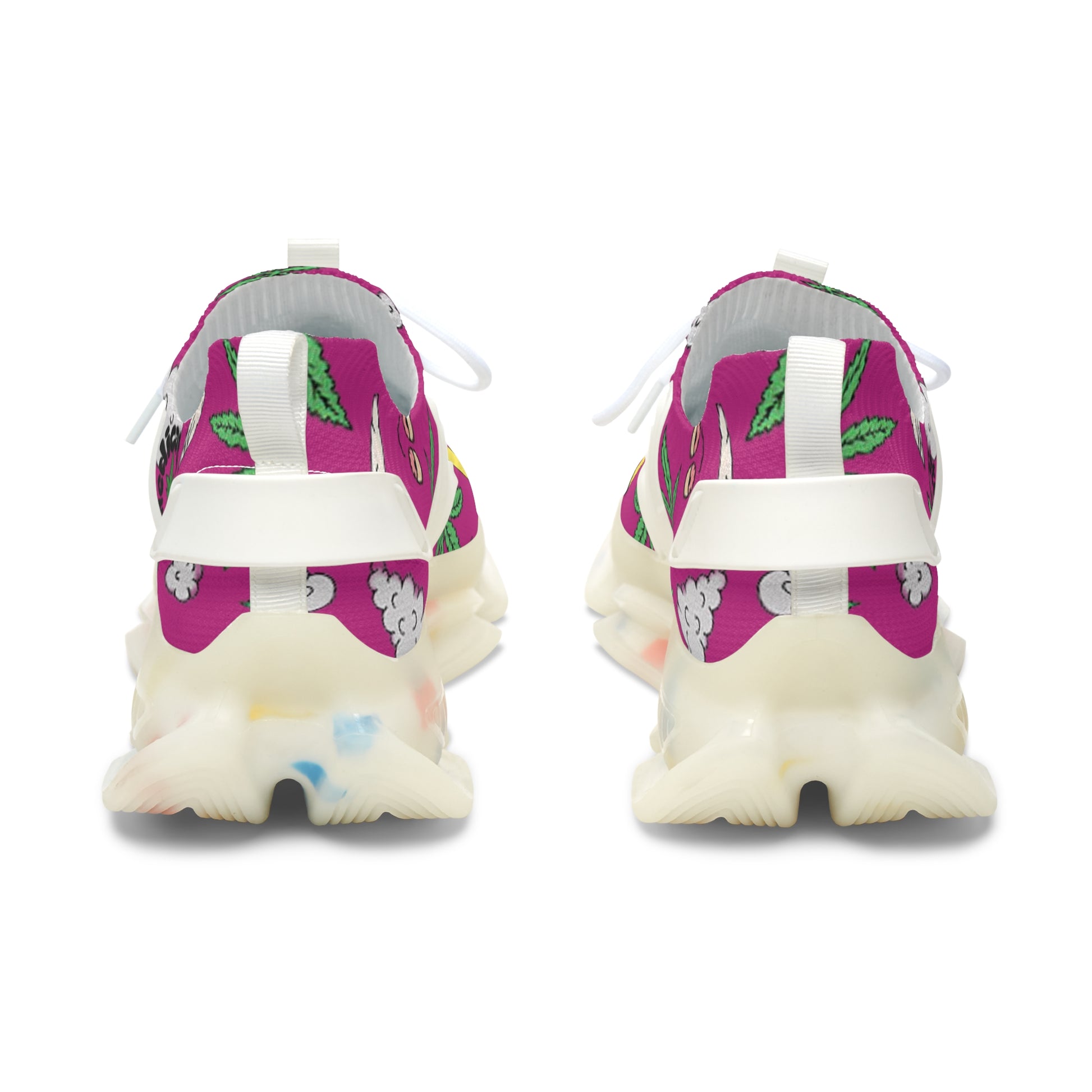 Women Medicated Design Mesh Sneakers
