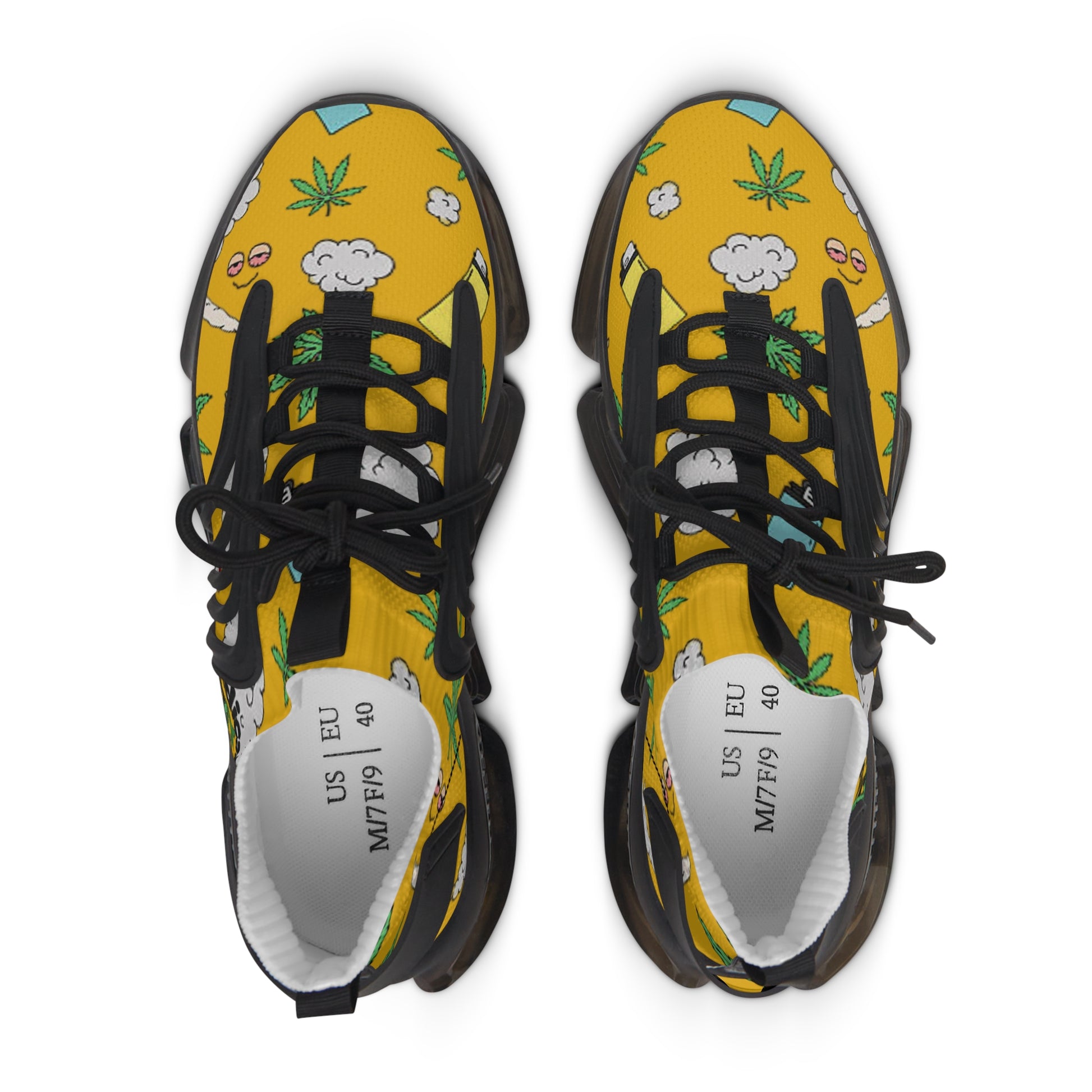 Women Medicated Design Mesh Sneakers