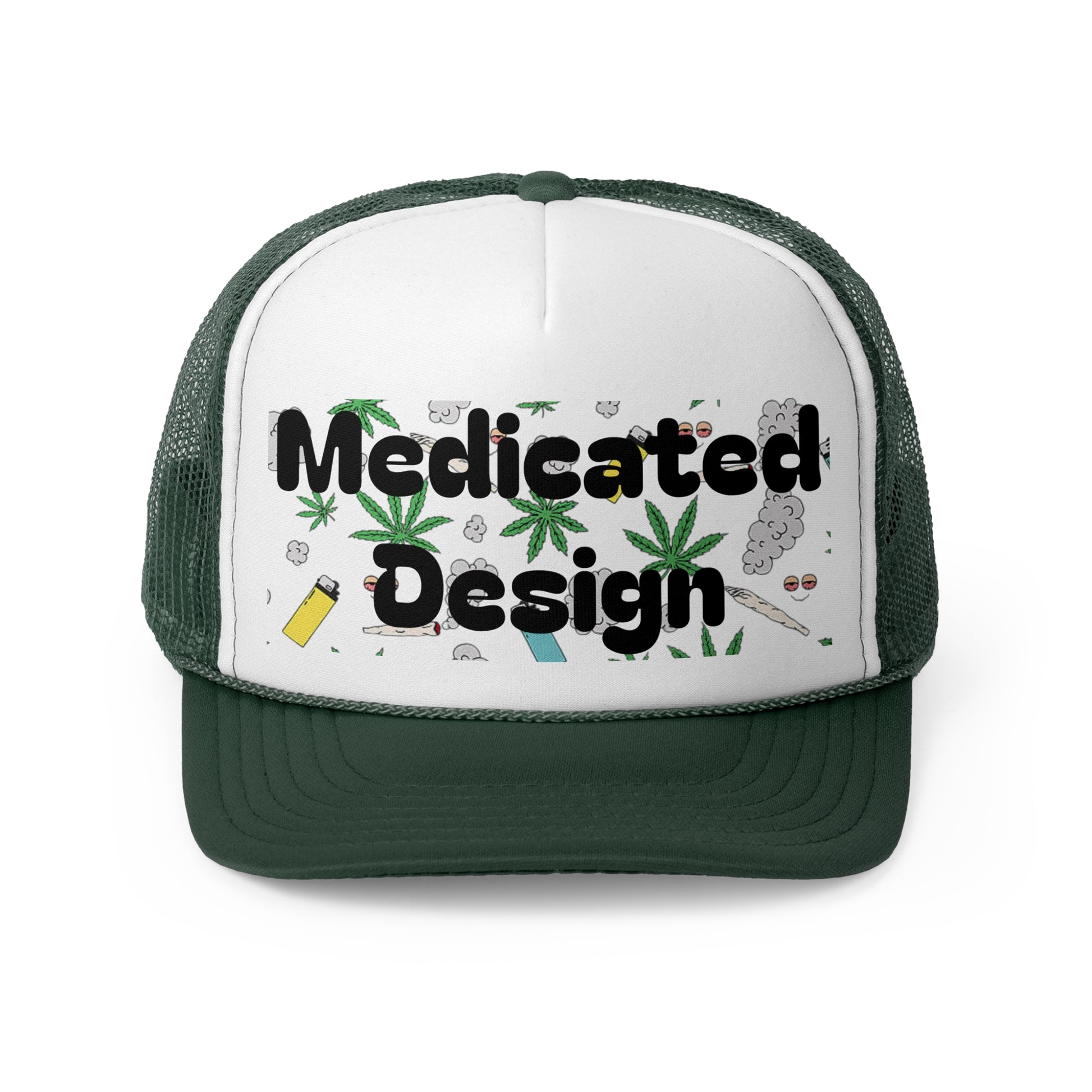 Medicated Design Trucker Cap