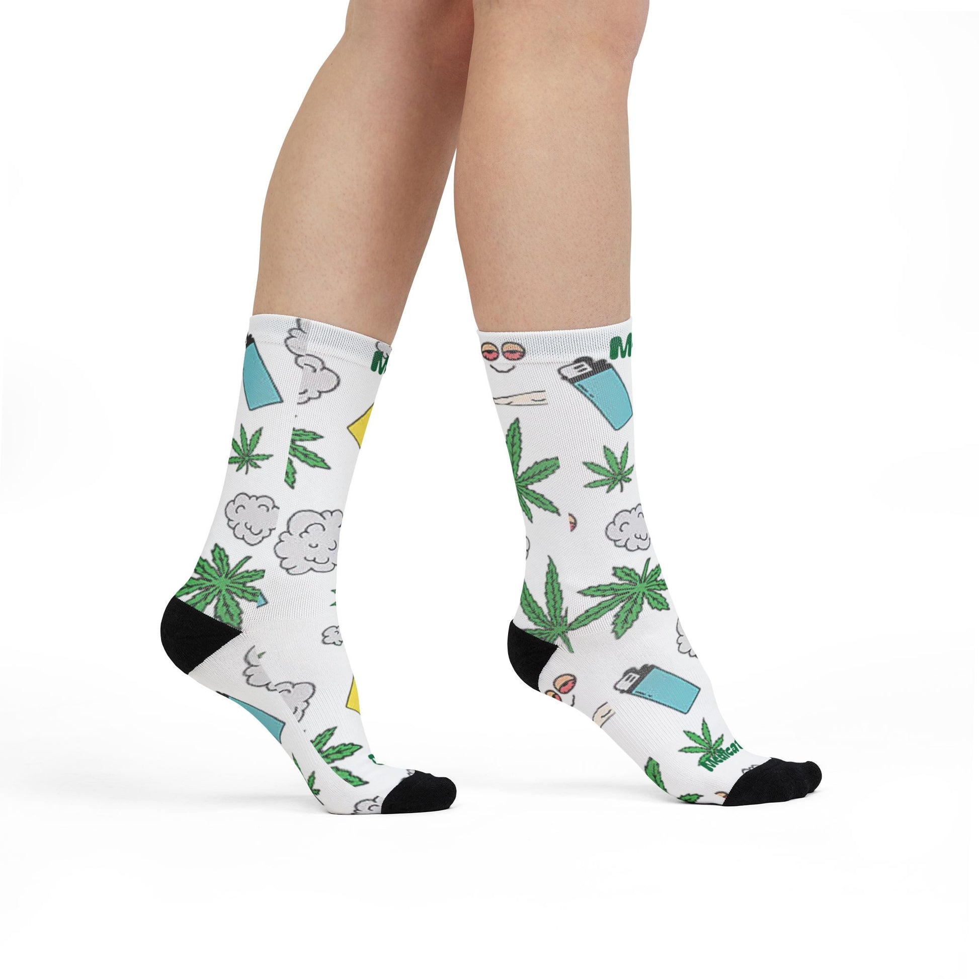Medicated Design Crew Socks