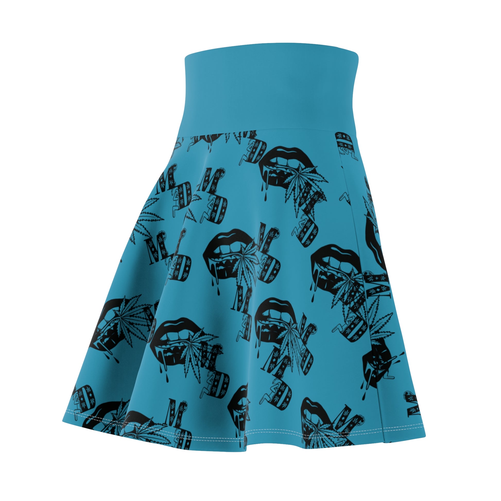 Women Medicated Design Skater Skirt