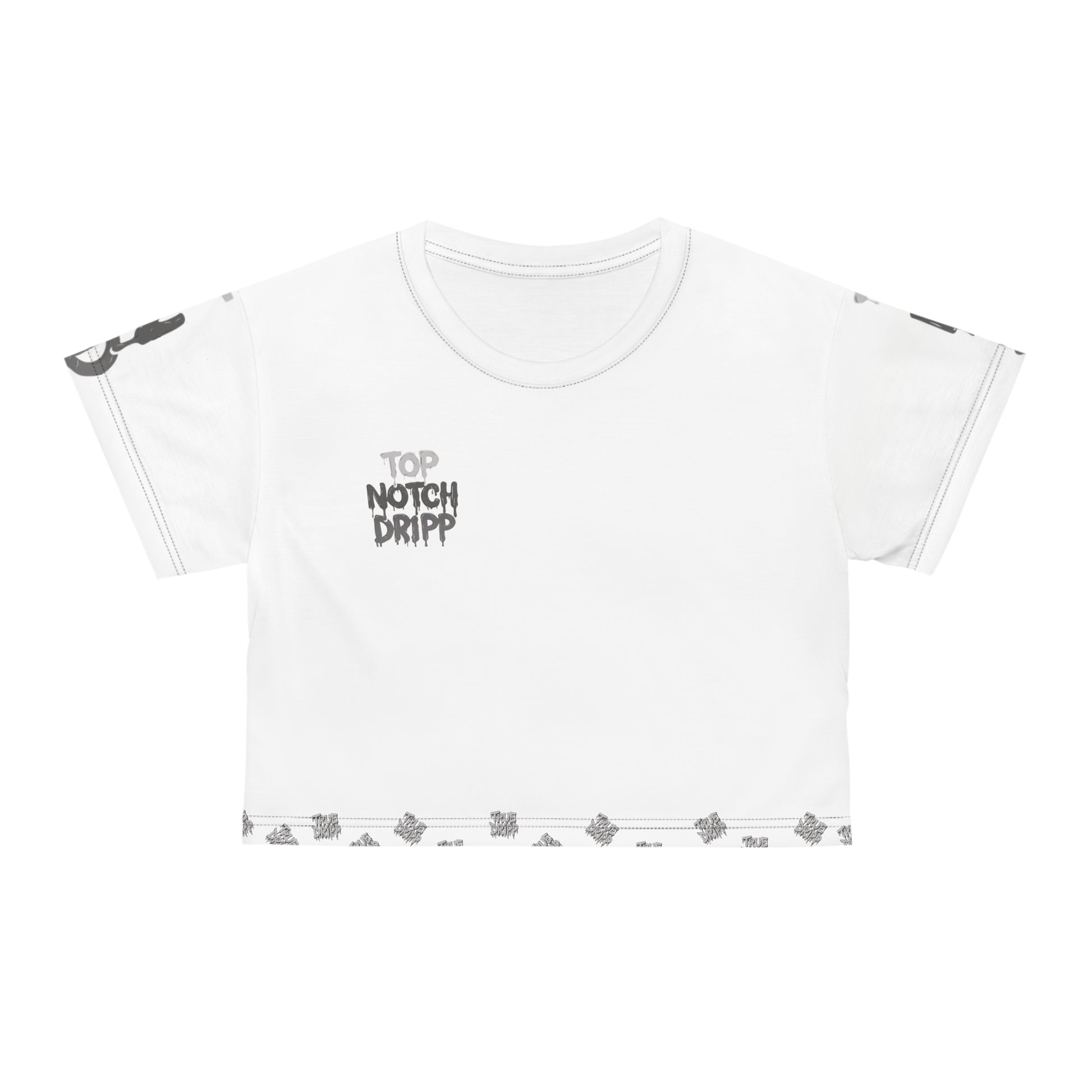 Women Top Notch Dripp Crop T
