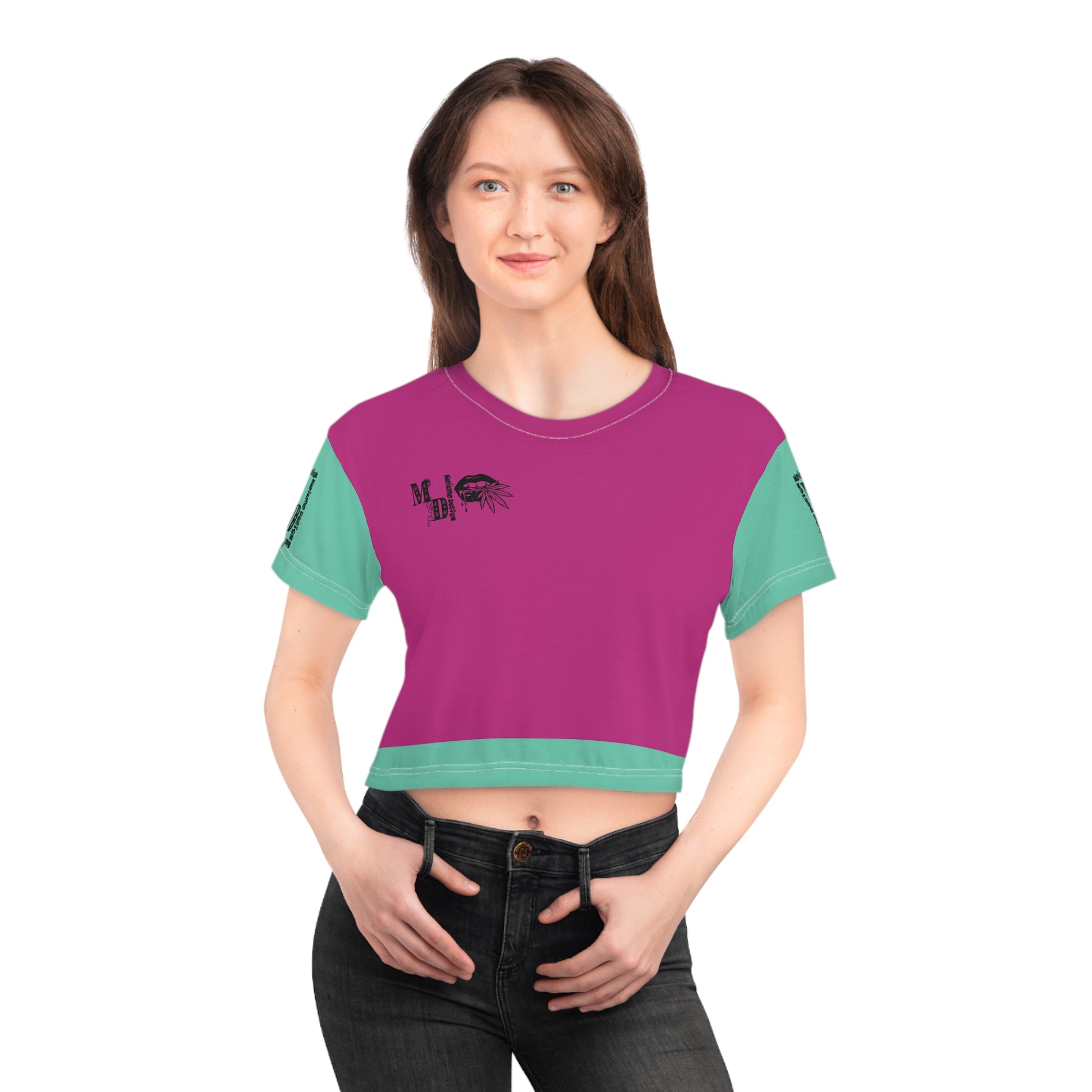 Medicated Design Crop T