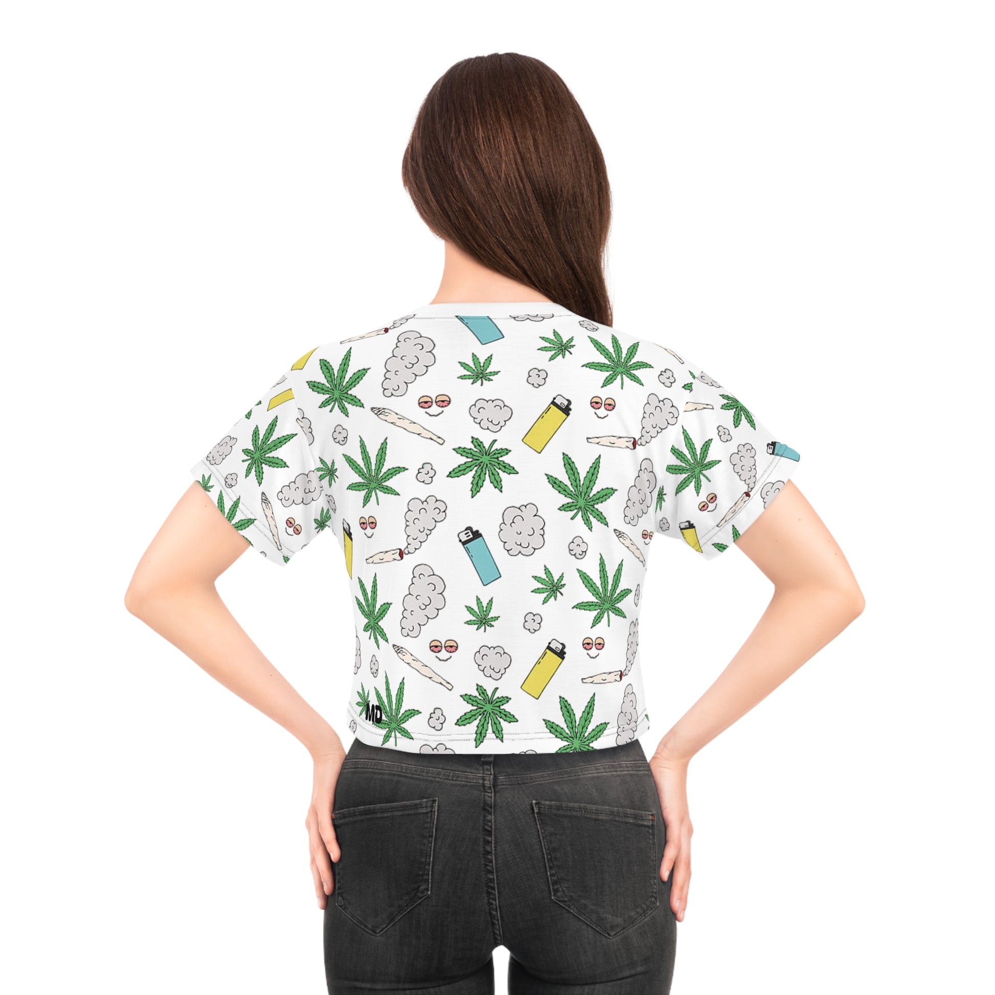 Medicated Design Crop T