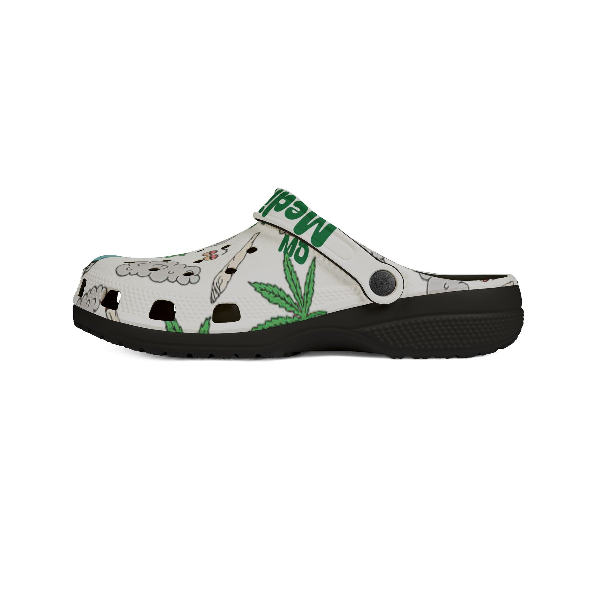 Medicated Design Foam Rubber Clogs