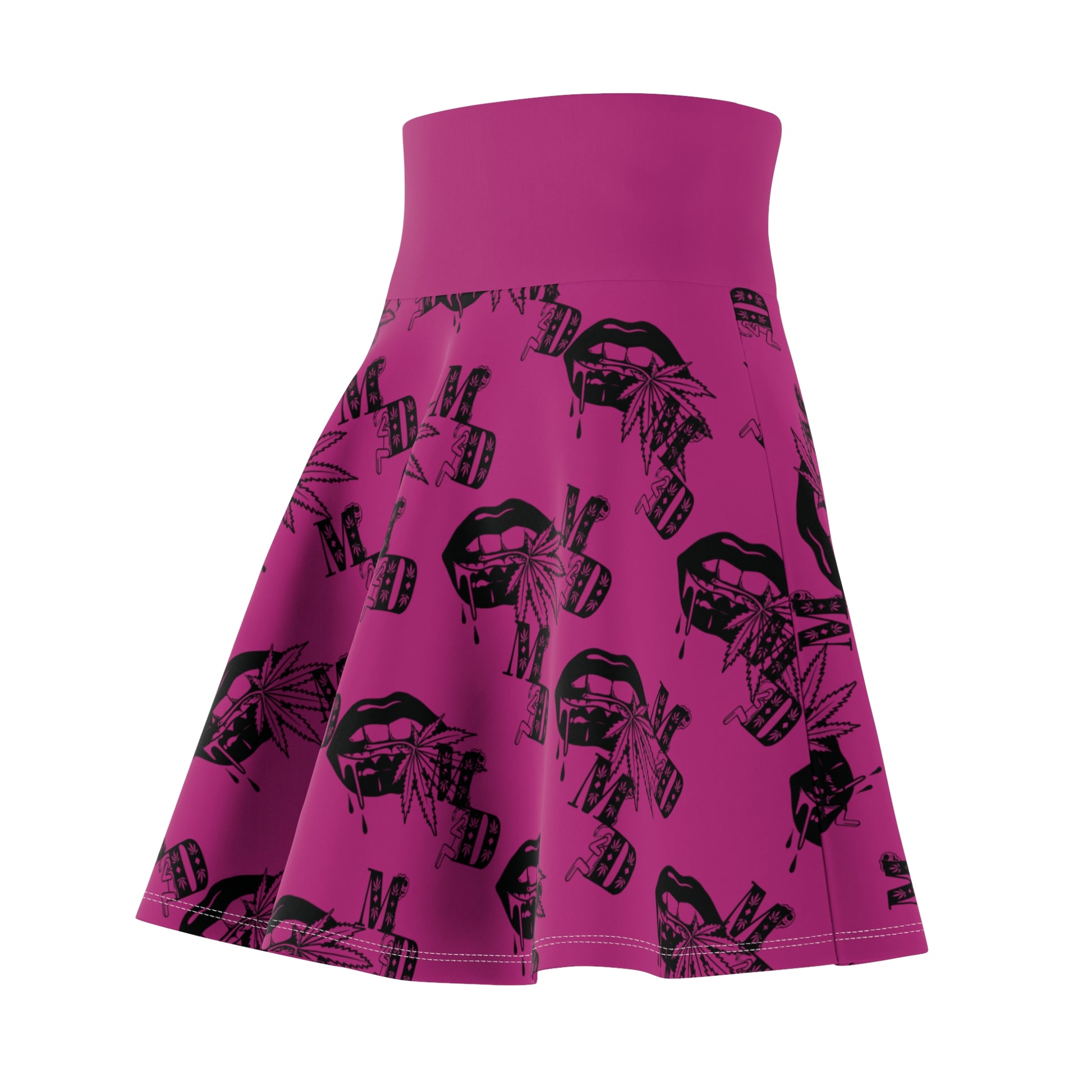 Women Medicated Design Skater Skirt